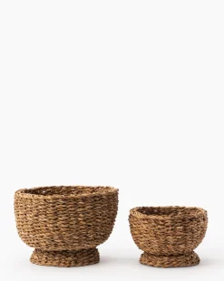 Seagrass Footed Bowl