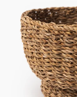 Seagrass Footed Bowl