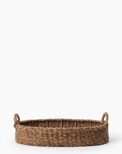 Seagrass Oval Tray