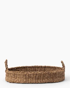 Seagrass Oval Tray
