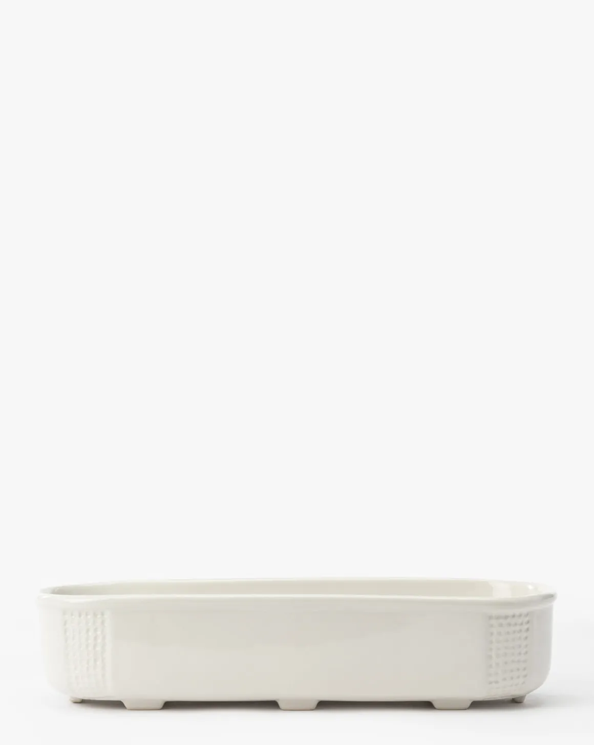 Stoneware Baking Dish in Matte White