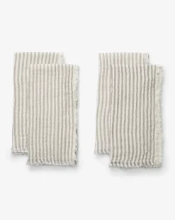 Striped Fringe Napkins