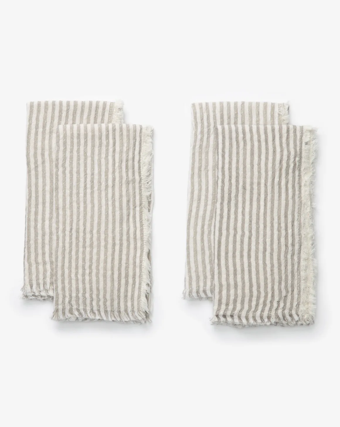 Striped Fringe Napkins