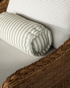 Striped Indoor/Outdoor Bolster Pillow