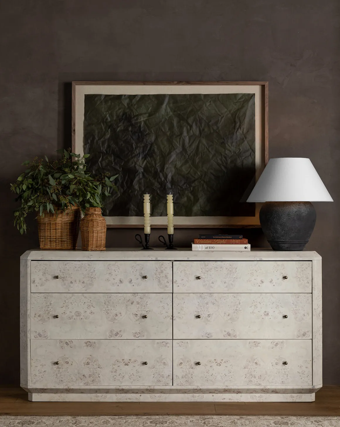Tali Burl Wood Dresser