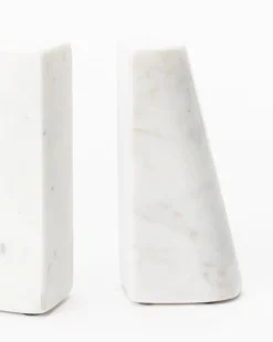 Tapered Marble Bookends (Set of 2)