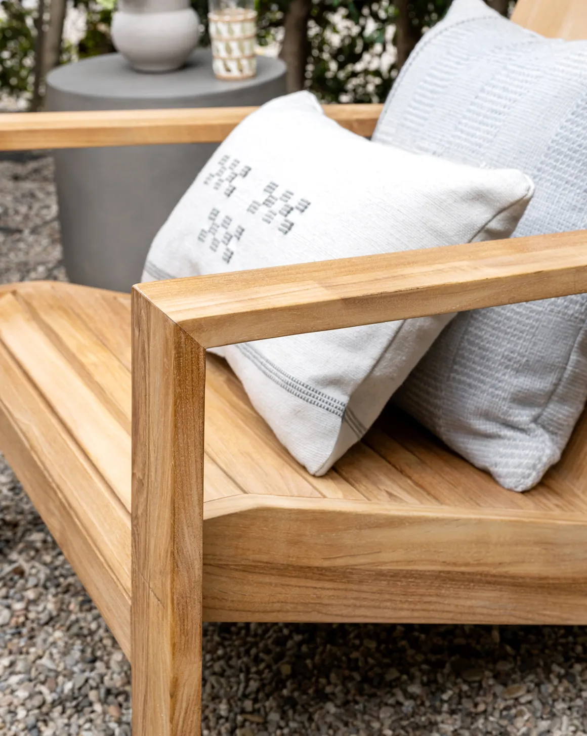 Triby Teak Outdoor Lounge Chair