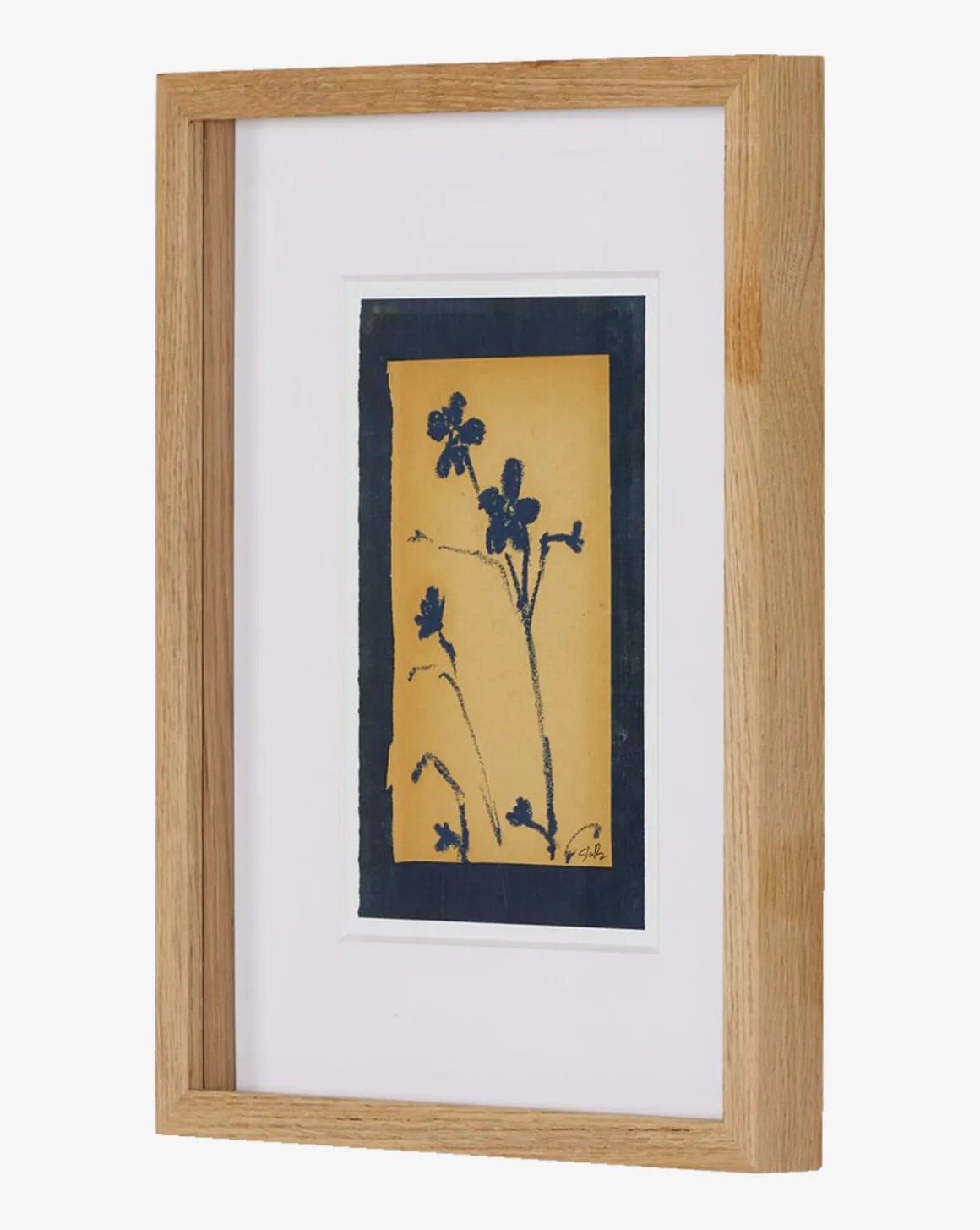 Vintage Blue Daisy by Shaina Page