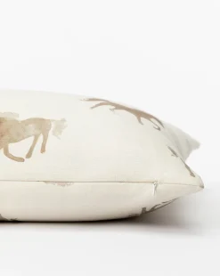 Watercolor Horses Pillow Cover