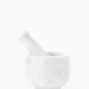 White Marble Mortar & Pestle