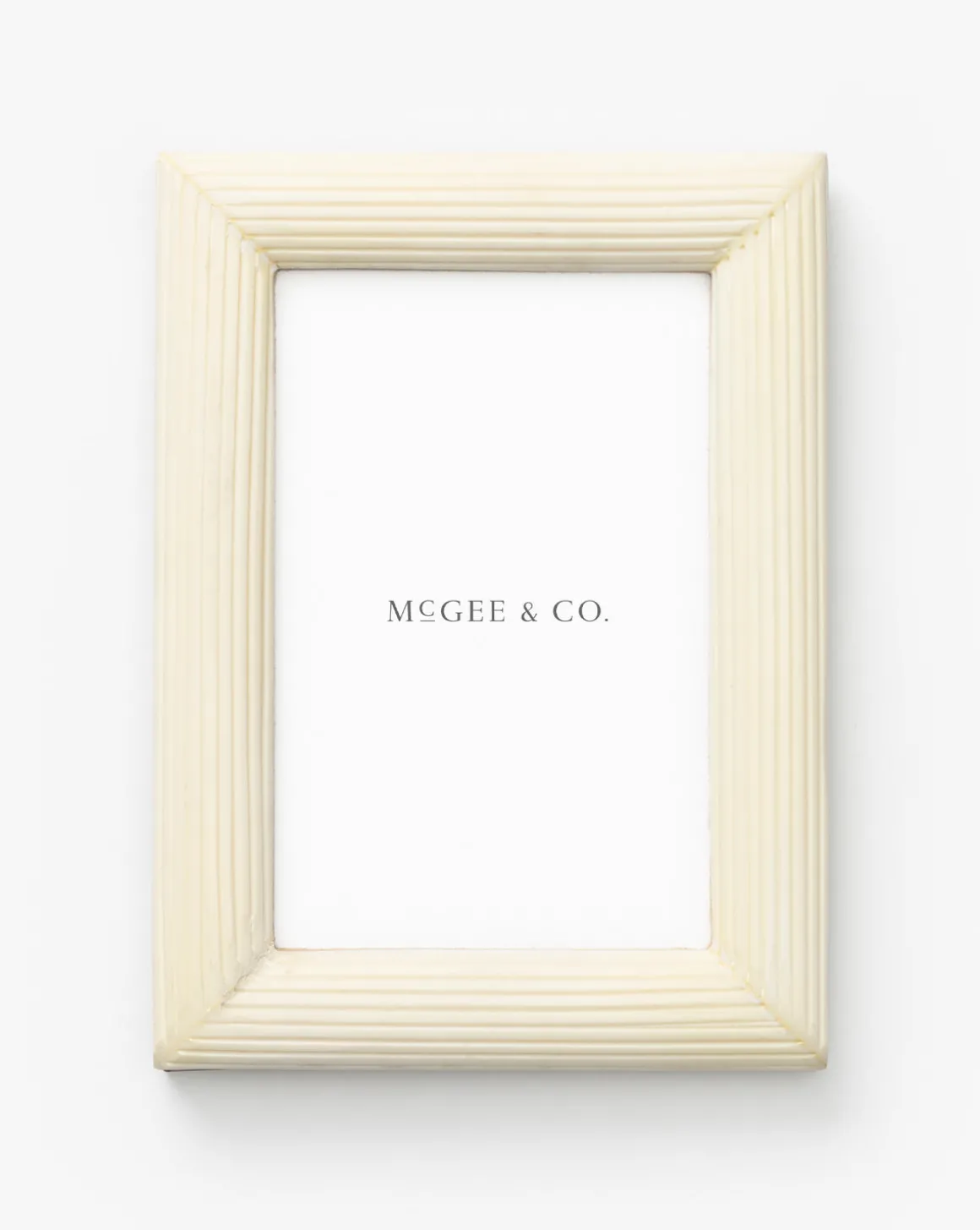 White Ridged Frame