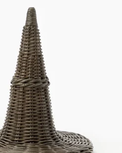 Wicker Witch Hats (Set of 2)
