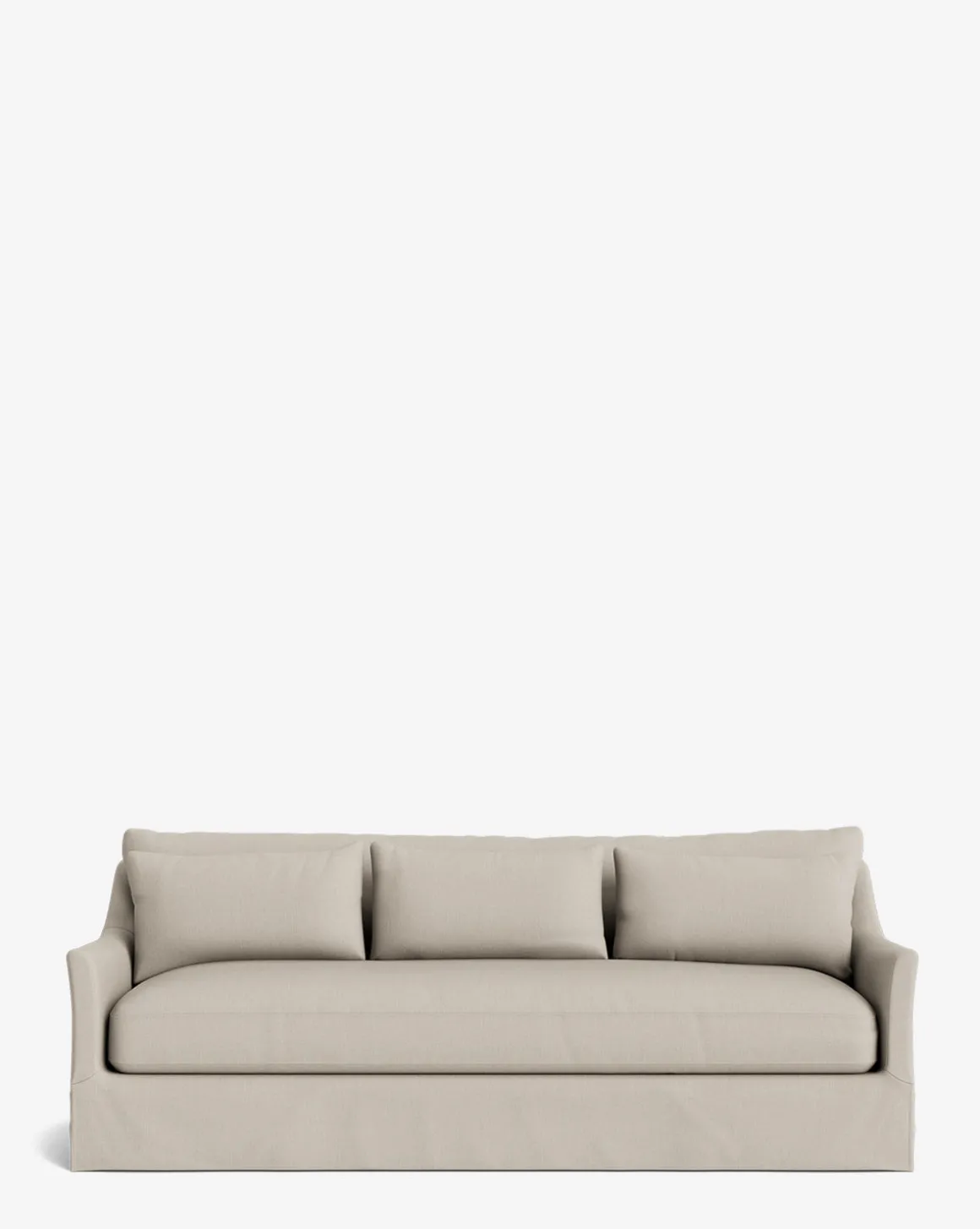 Wilhelmina Deep Slipcover Sofa (85"-110")