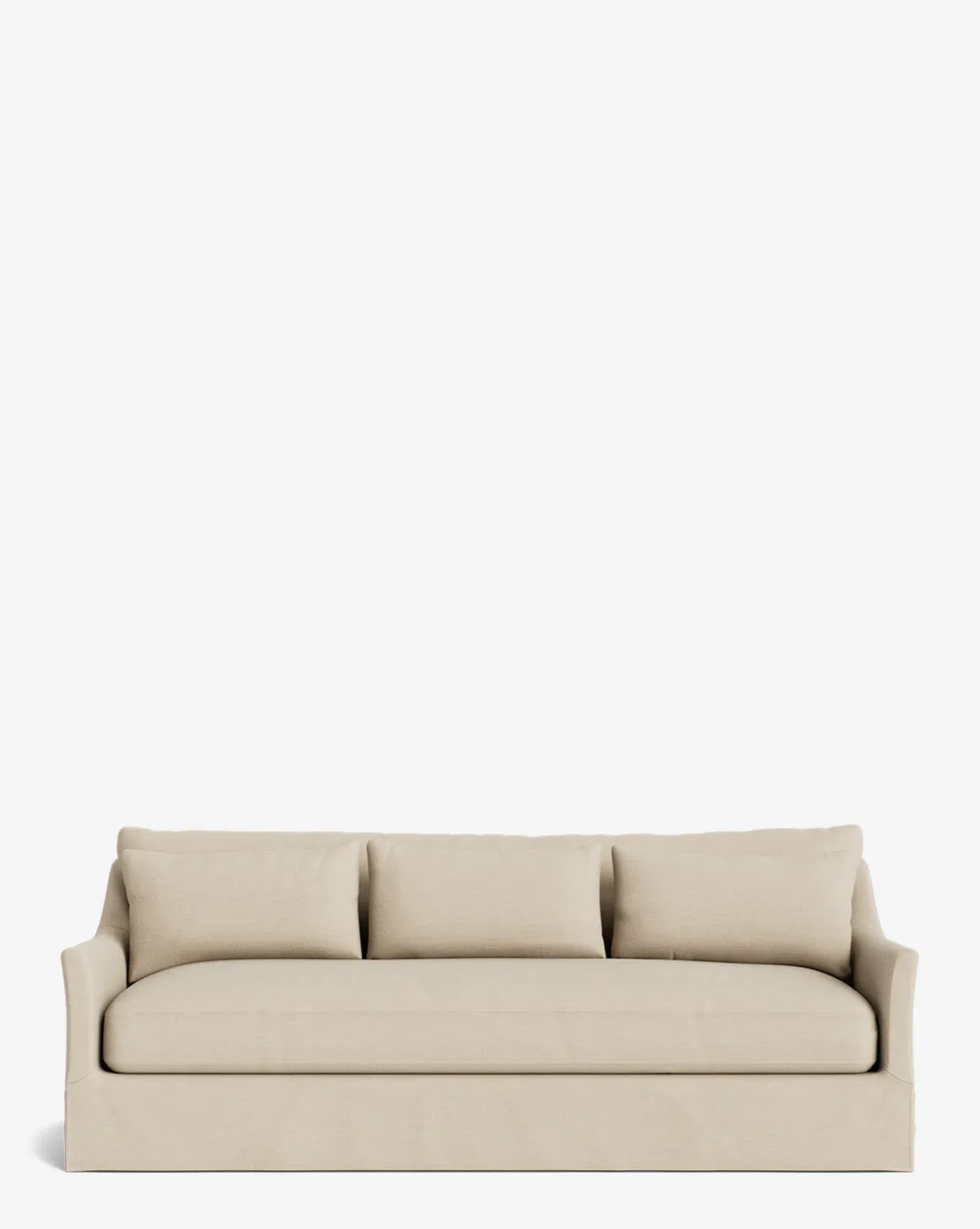 Wilhelmina Deep Slipcover Sofa (85"-110")