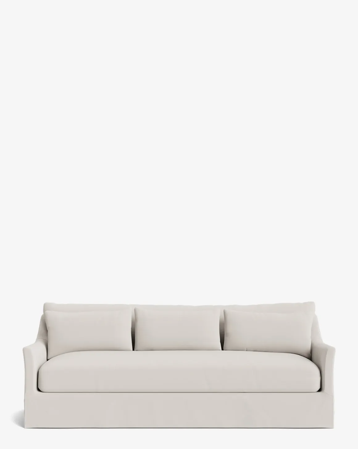 Wilhelmina Deep Slipcover Sofa (85"-110")