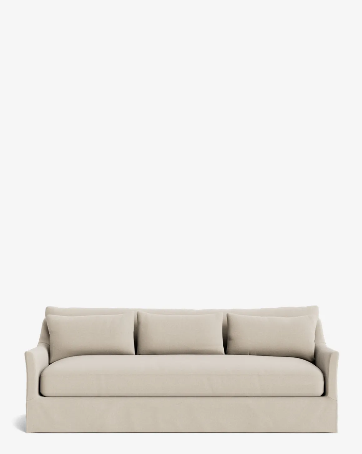 Wilhelmina Deep Slipcover Sofa (85"-110")