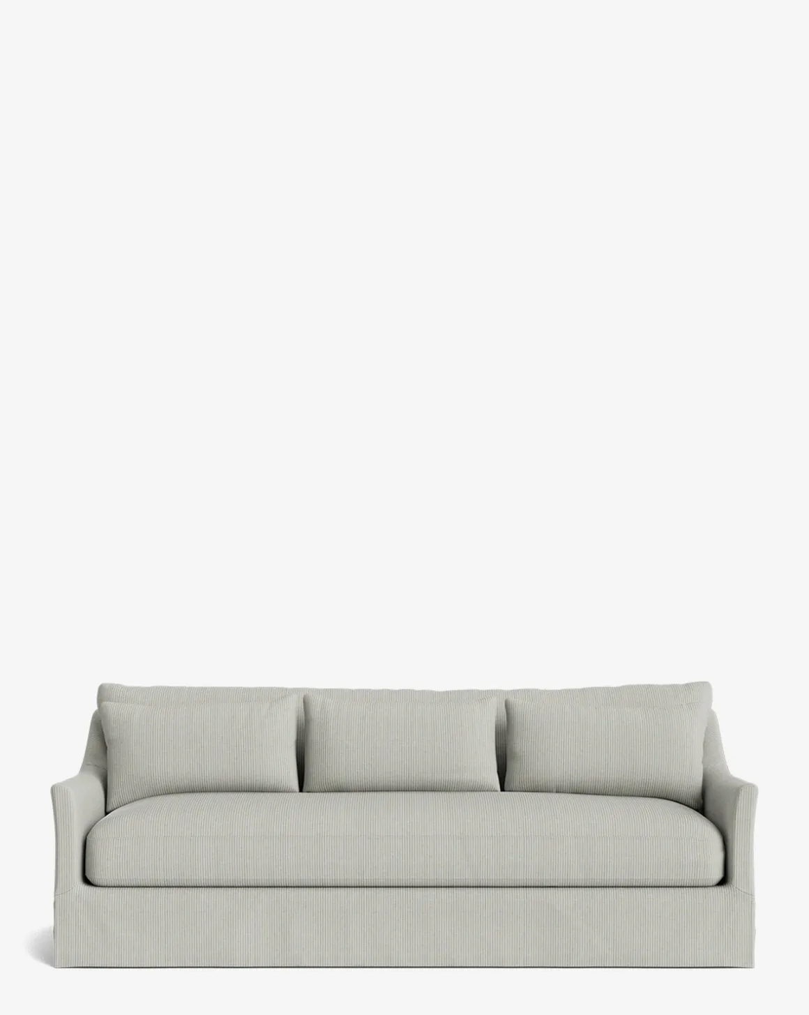 Wilhelmina Deep Slipcover Sofa (85"-110")