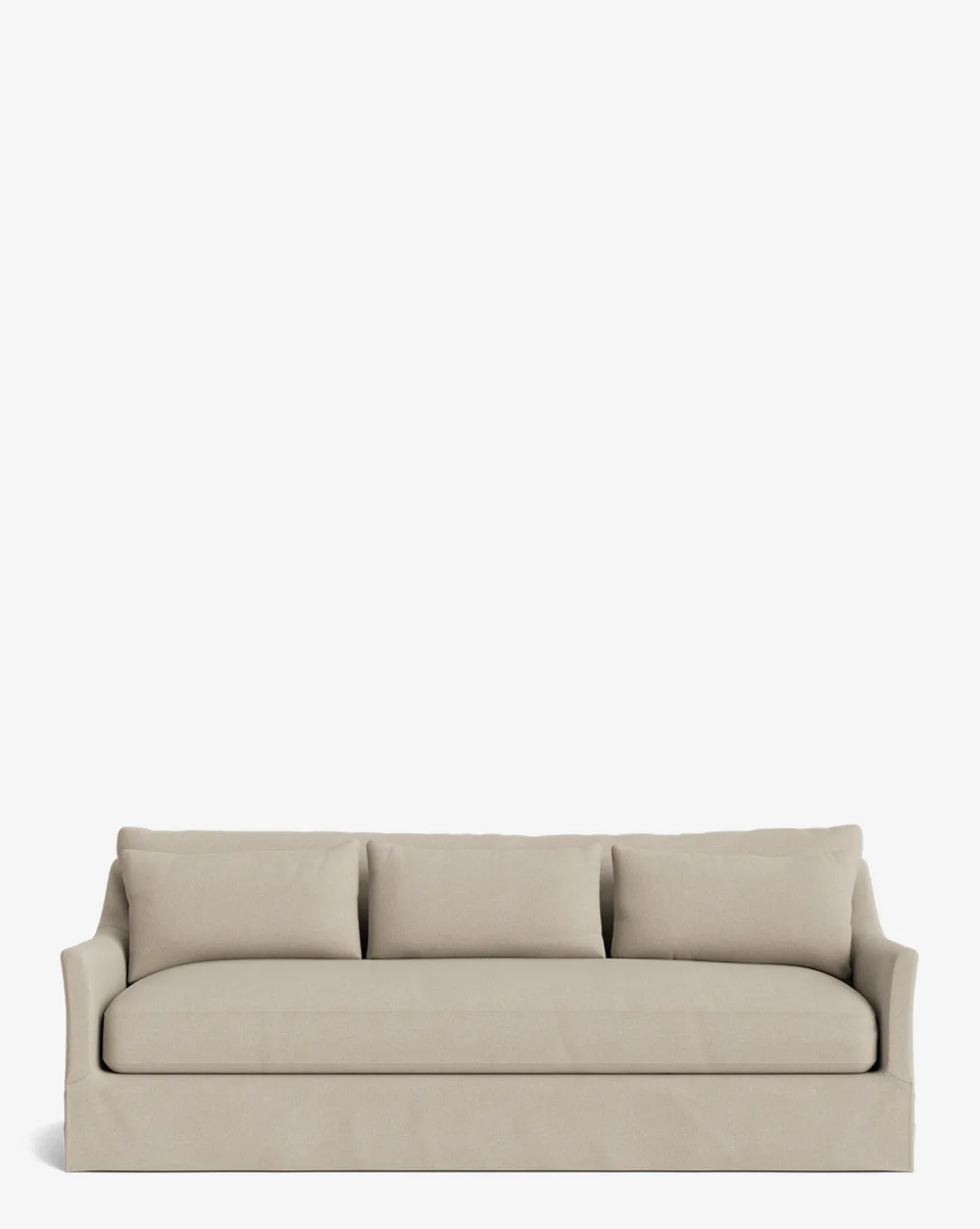 Wilhelmina Deep Slipcover Sofa (85"-110")