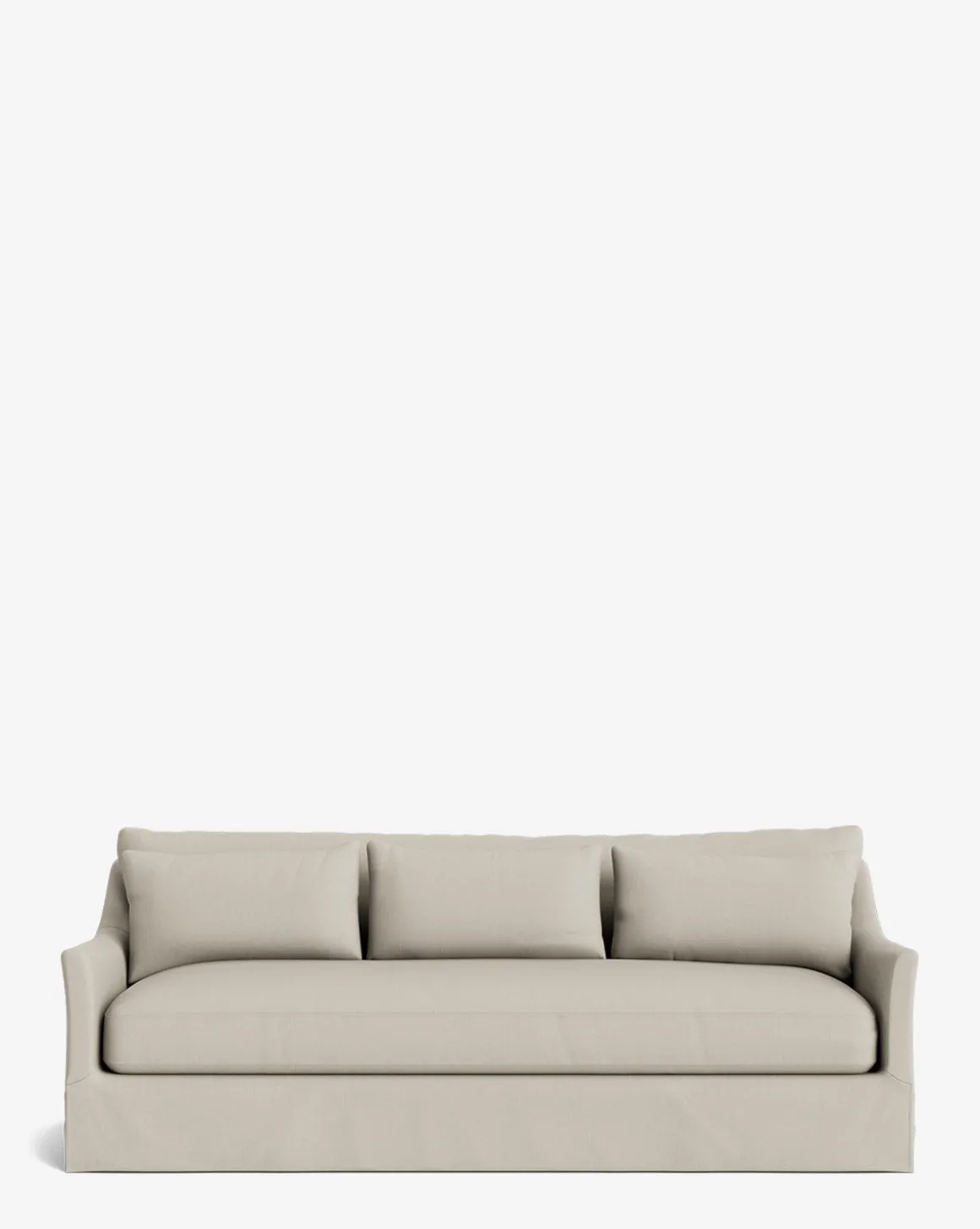 Wilhelmina Deep Slipcover Sofa (85"-110")