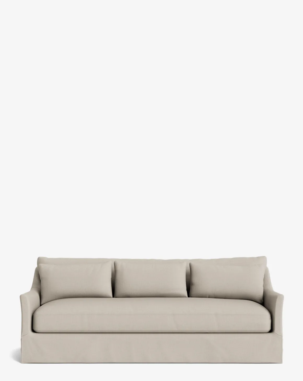 Wilhelmina Deep Slipcover Sofa (85"-110")