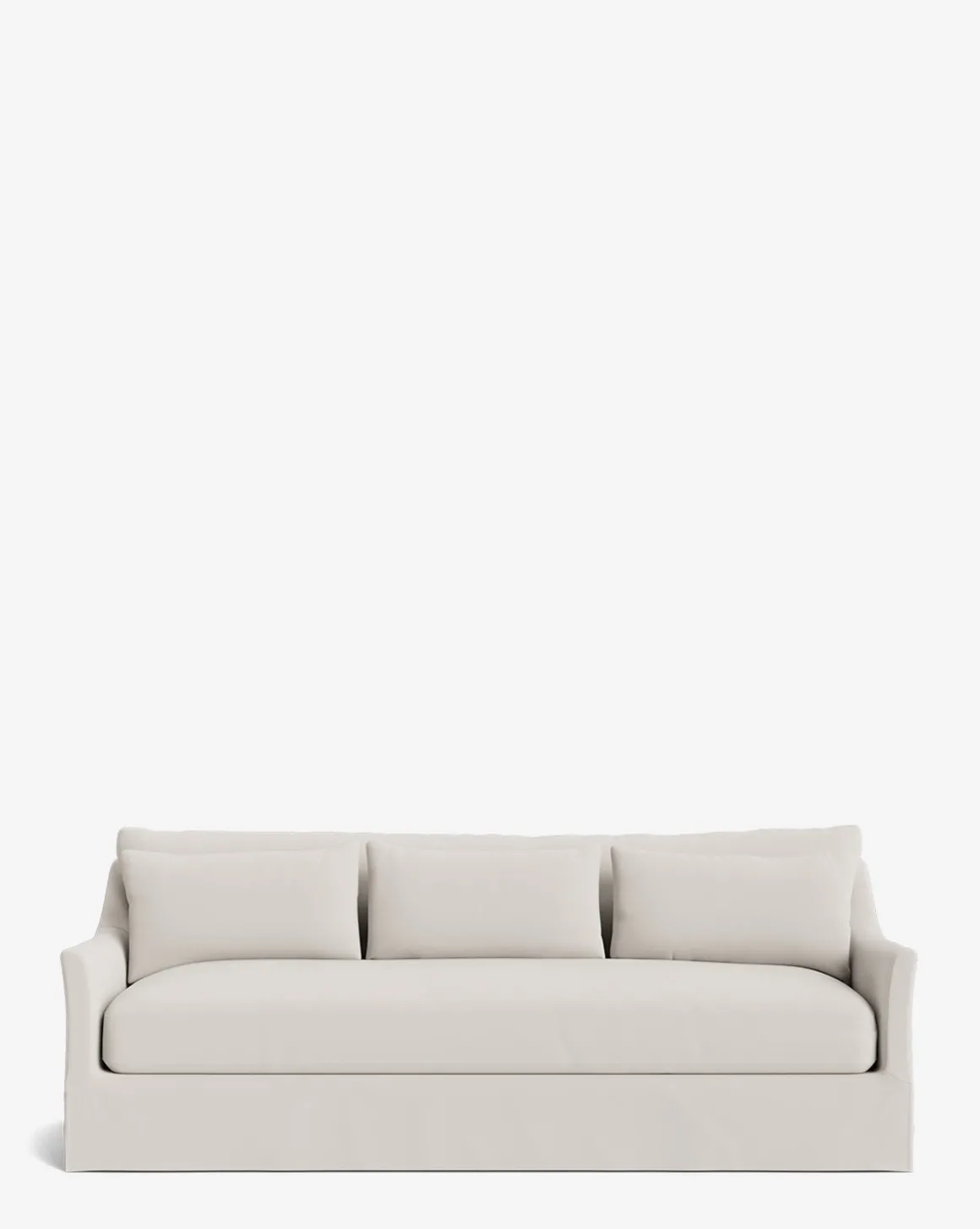 Wilhelmina Deep Slipcover Sofa (85"-110")