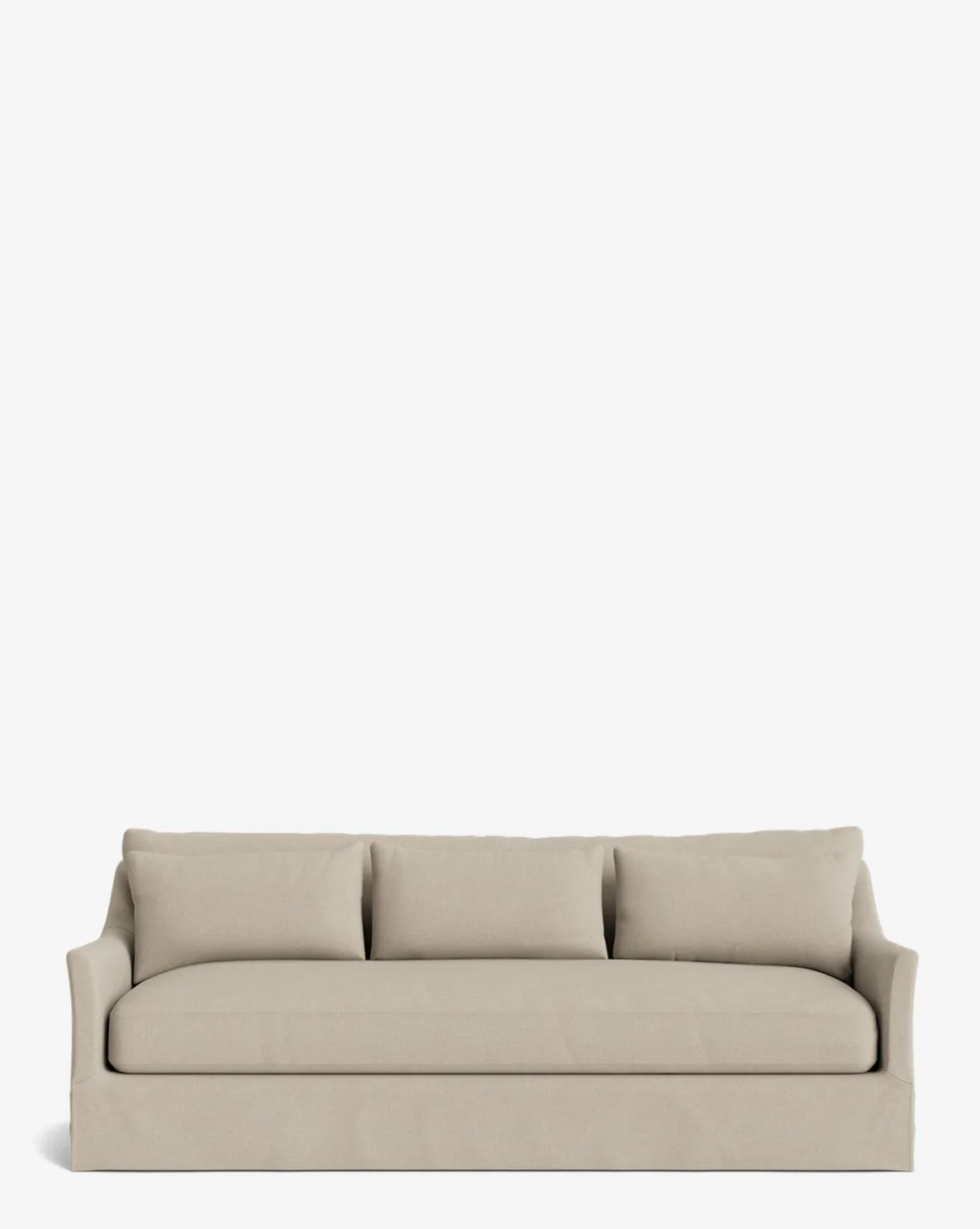 Wilhelmina Deep Slipcover Sofa (85"-110")