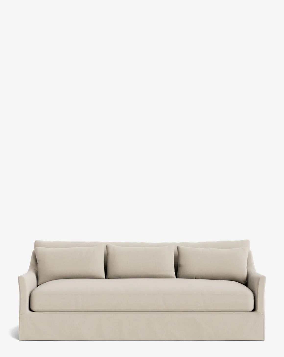 Wilhelmina Deep Slipcover Sofa (85"-110")