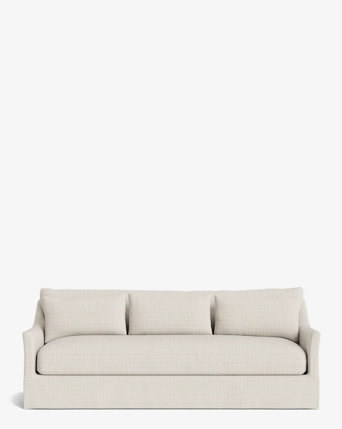 Wilhelmina Deep Slipcover Sofa (85"-110")