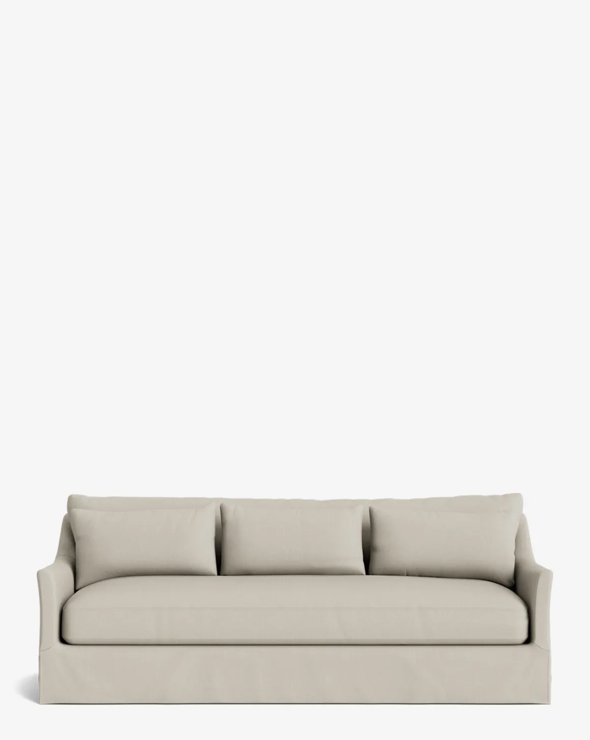 Wilhelmina Deep Slipcover Sofa (85"-110")
