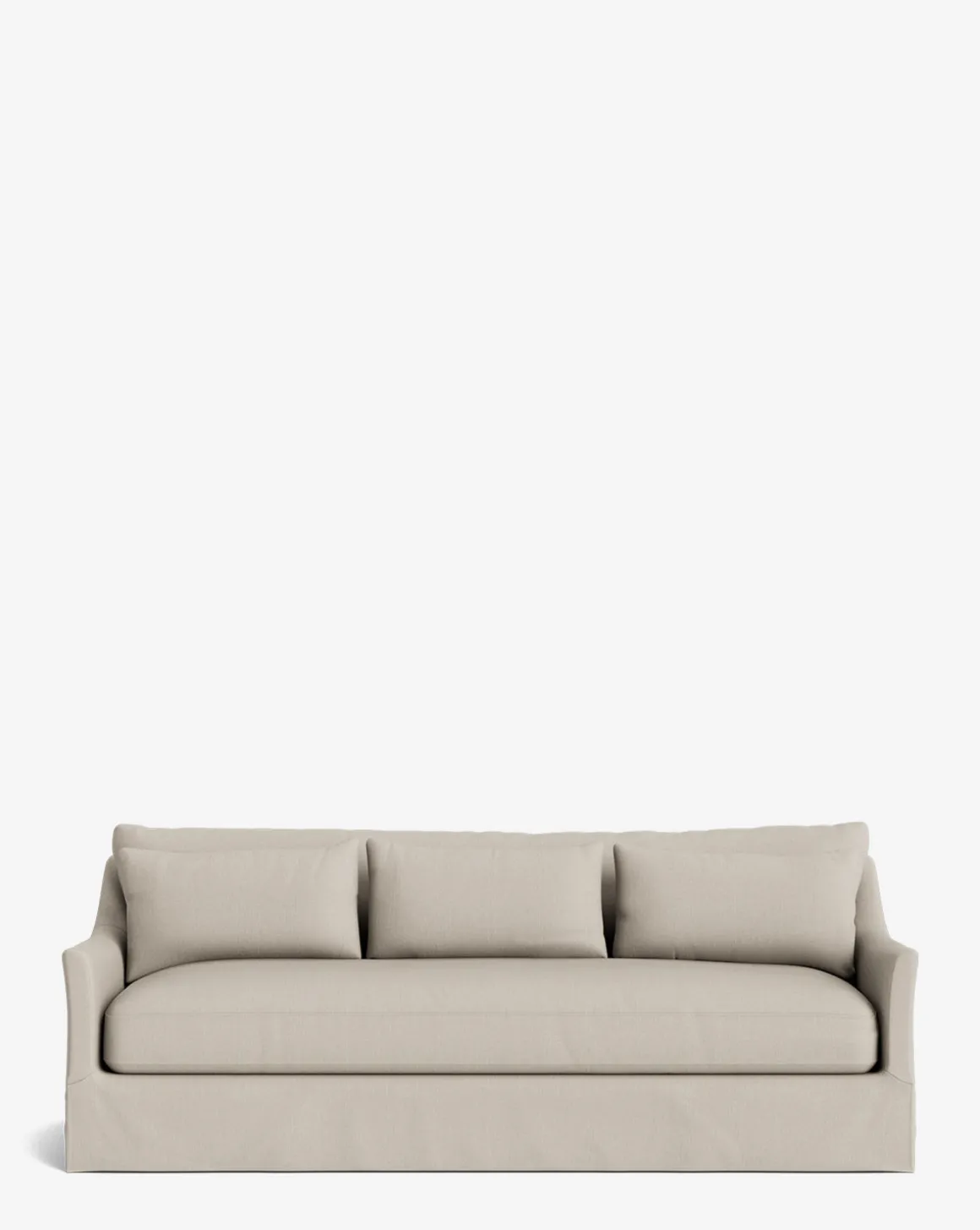 Wilhelmina Deep Slipcover Sofa (85"-110")