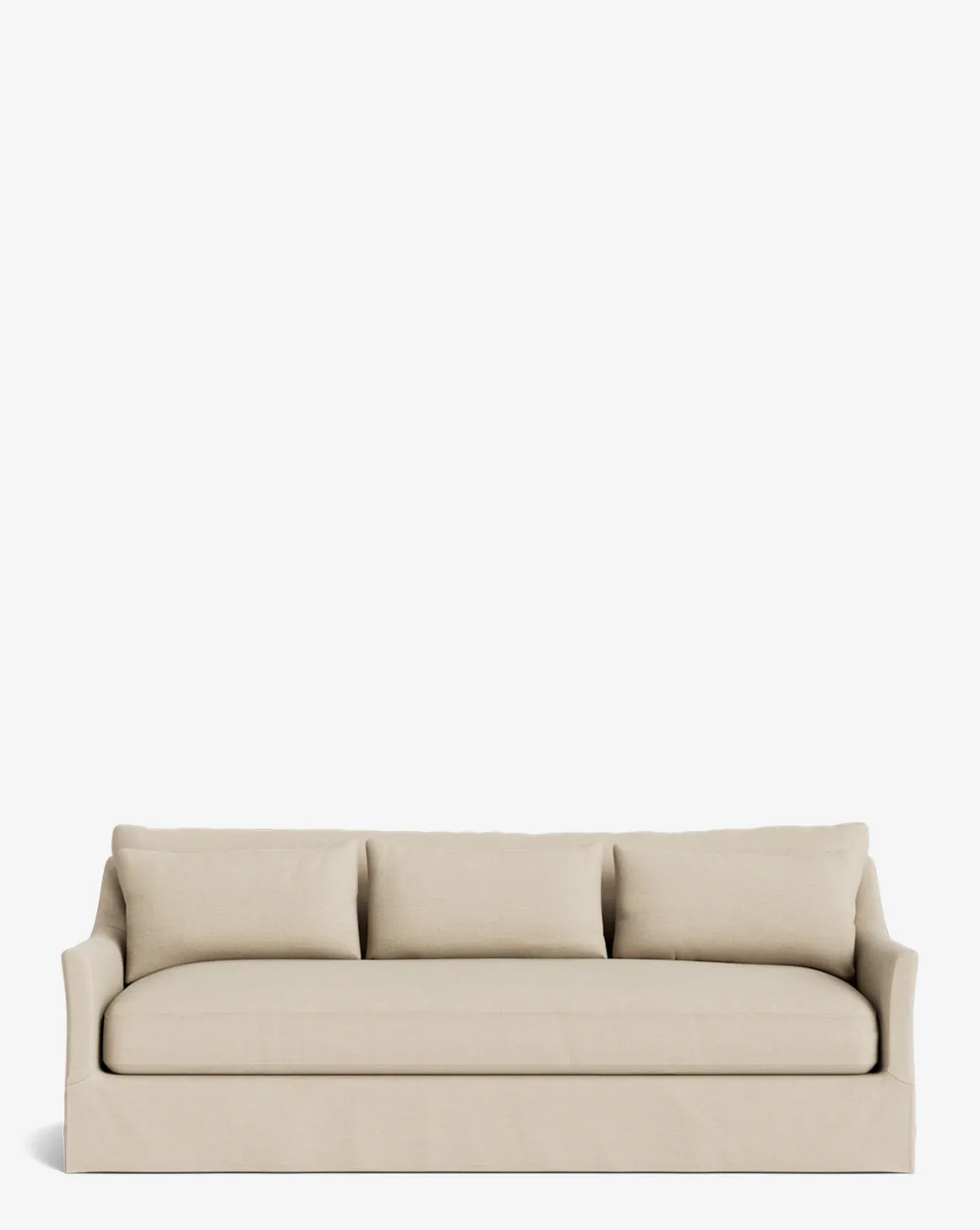 Wilhelmina Deep Slipcover Sofa (85"-110")