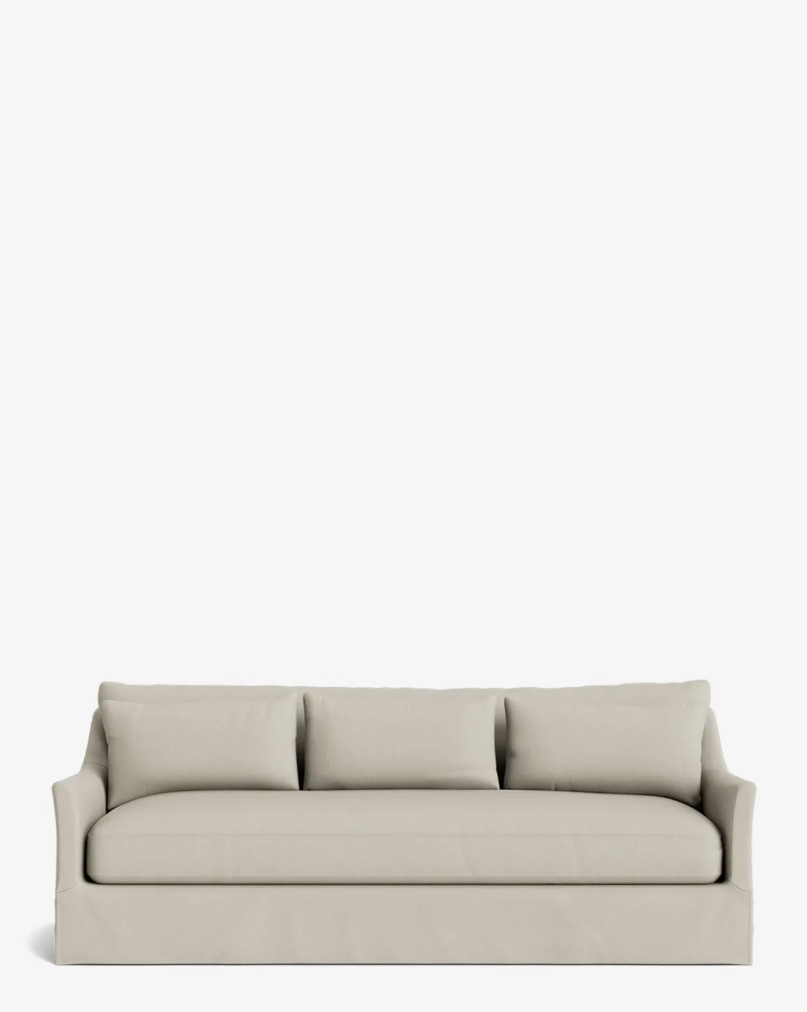Wilhelmina Deep Slipcover Sofa (85"-110")