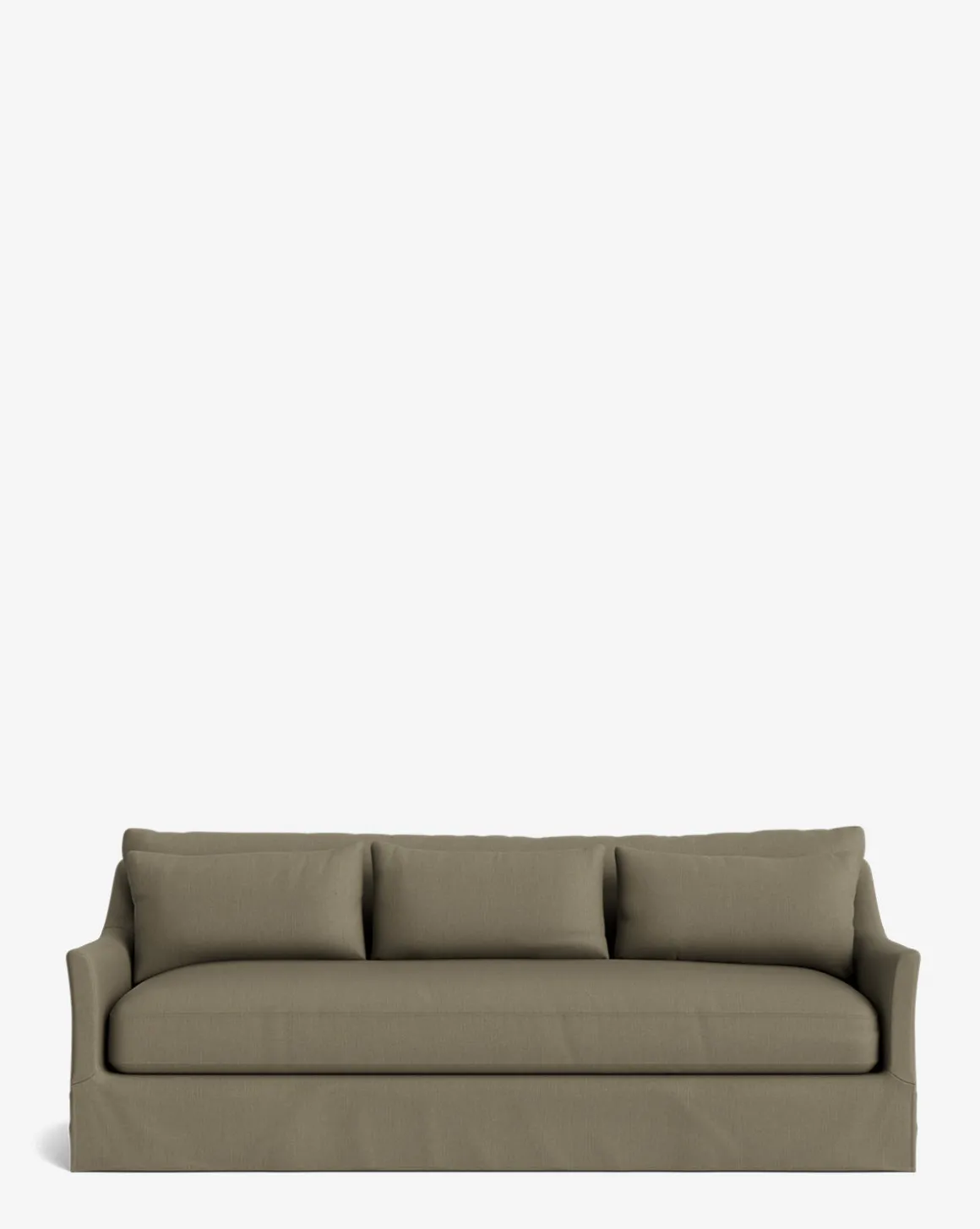 Wilhelmina Deep Slipcover Sofa (85"-110")