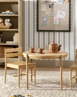 Woven Rattan Play Tea Set (Set of 7)